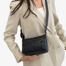 Bolsa de Couro  Feminina Transversal - Estilo Chic