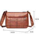Bolsa de Couro  Feminina Transversal - Estilo Chic