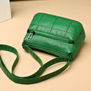 Bolsa de Couro  Feminina Transversal - Estilo Chic