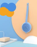 ESCOVA DE SILICONE PARA LAVAR E TRATAR O COURO CABELUDO