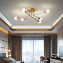 Lustre Elegante De Ferro Forjado -Lumière