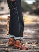 Bota Masculina Resistente de Couro - Max