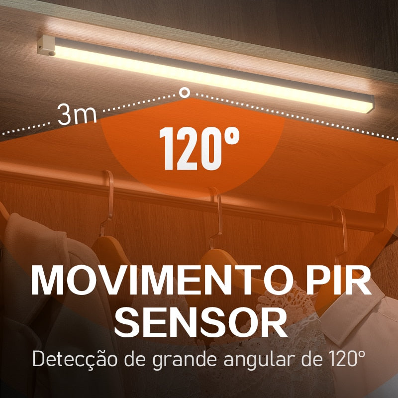 LUMINÁRIA DE LED, COM SENSOR E SEM FIOS - Unique Store