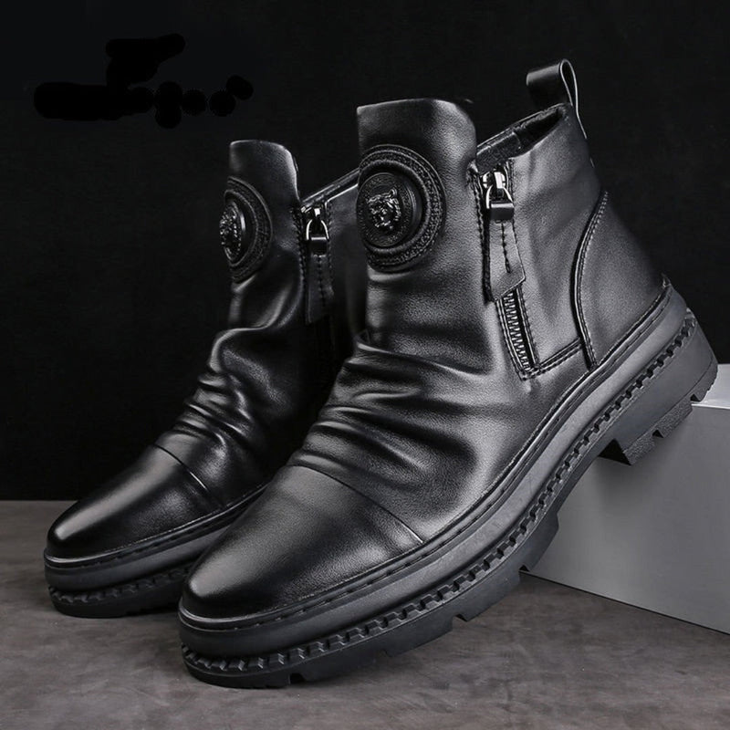 Bota Masculina de Couro - Comfort