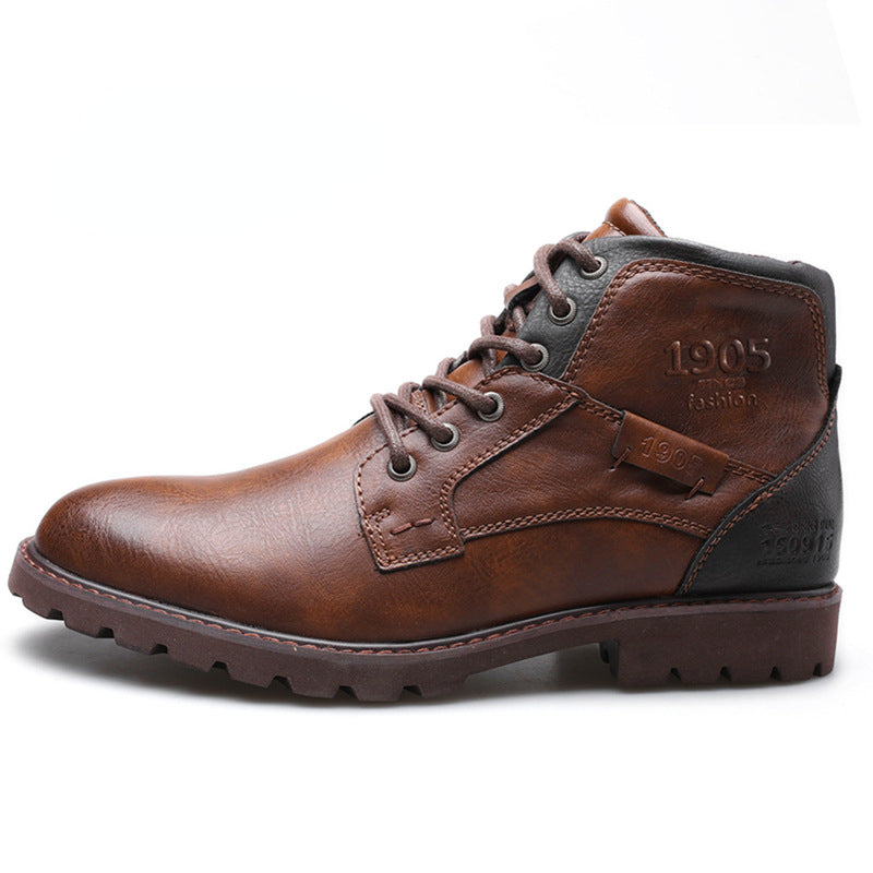 Bota Masculina Resistente de Couro - Italian