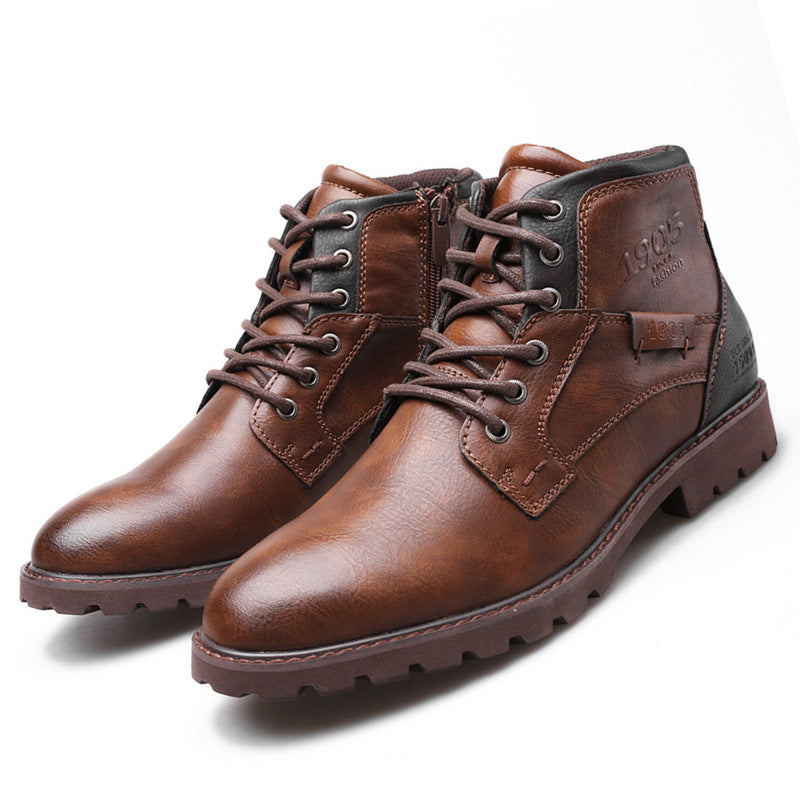 Bota Masculina Resistente de Couro - Italian