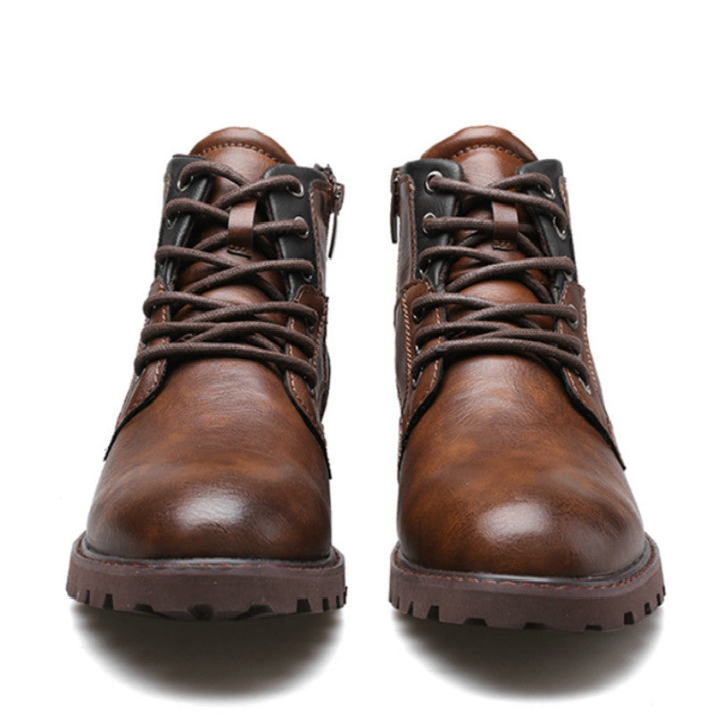 Bota Masculina Resistente de Couro - Italian