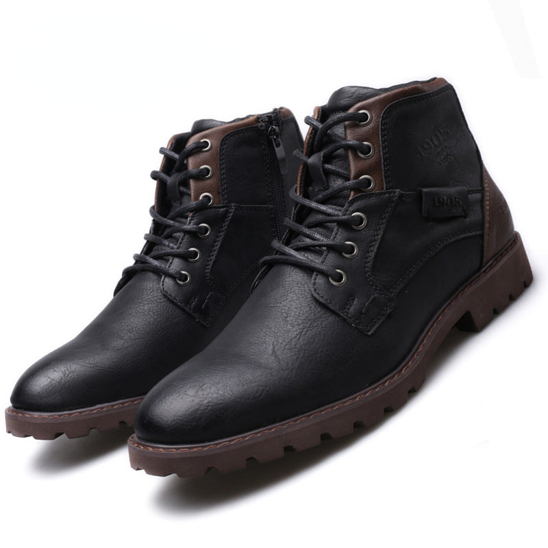 Bota Masculina Resistente de Couro - Italian