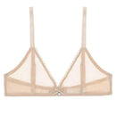 Sutiã Lingerie  Tendência - de Malha Transparente